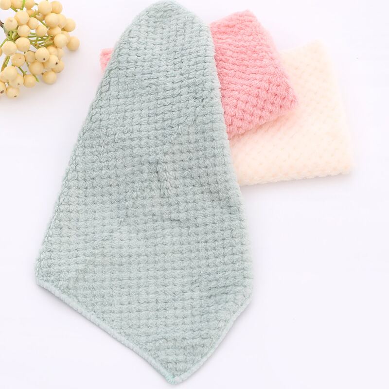 

3pcs Oil-free Kitchen Dish Towel, Multicolor