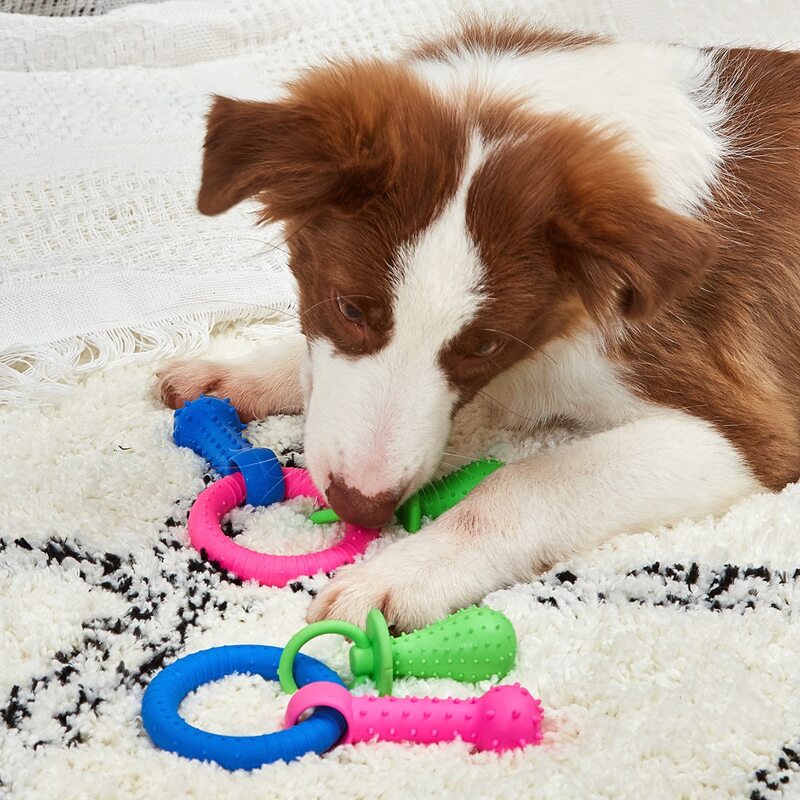 

1pc Random Color Dog Chew Toy, Multicolor