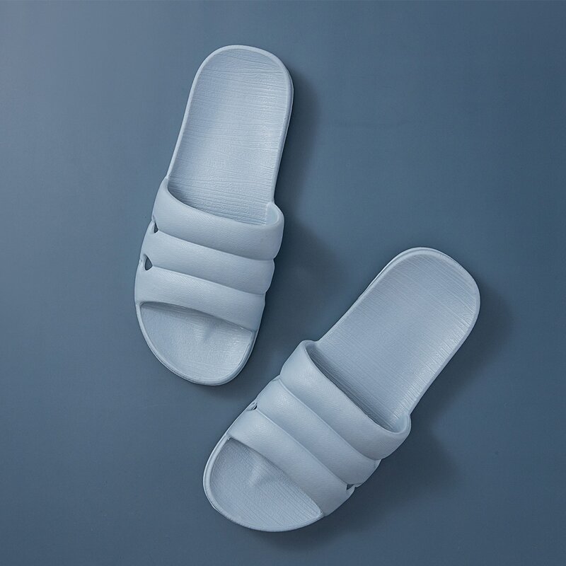 

Open Toe Wide Fit Shower Slides, Blue