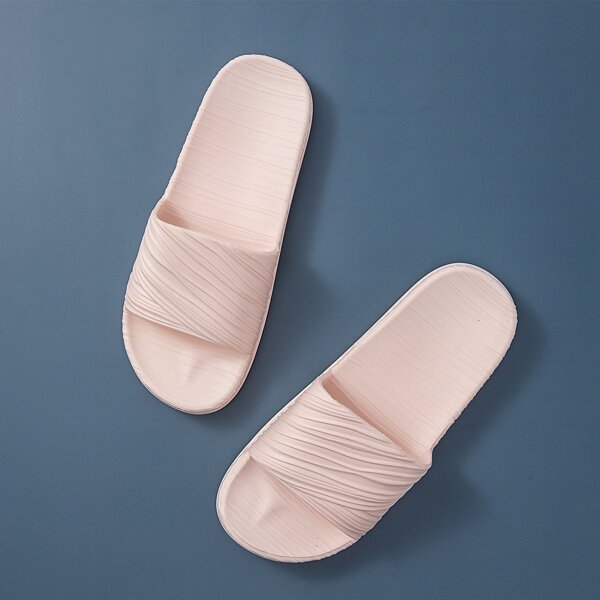

Textured Shower Slides, Pink