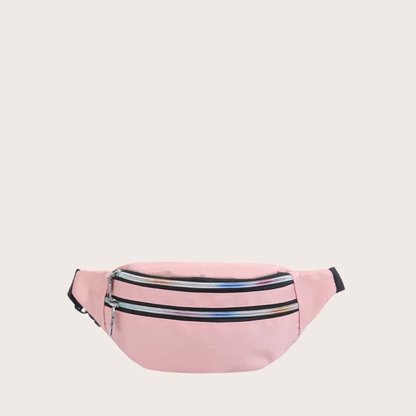 

Zip Front Fanny Pack, Pink