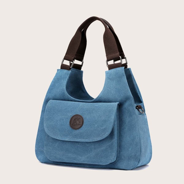 

Minimalist Tote Bag, Blue