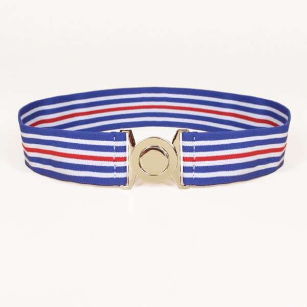 

Kids Striped Pattern Belt, Multicolor
