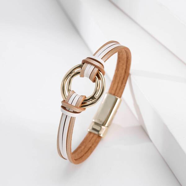 

Round Layered Bracelet, Multicolor