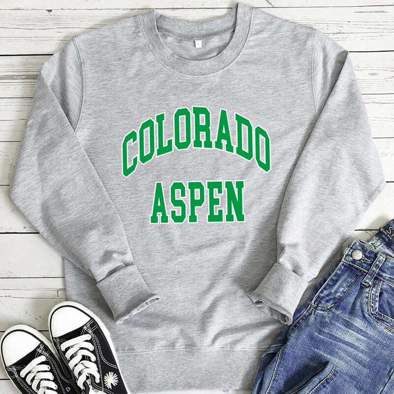 

Letter Print Sweatshirt, Light grey
