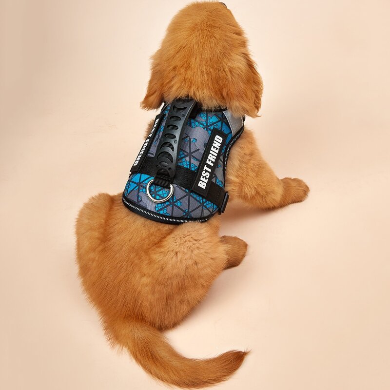 

Geometric No Pull Dog Harness, Multicolor