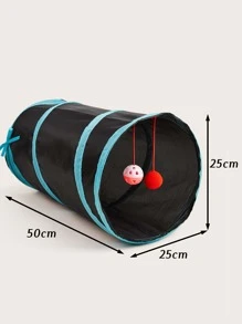 1入組鈴鐺吊墜貓咪隧道 - 黑色 - 查看 3