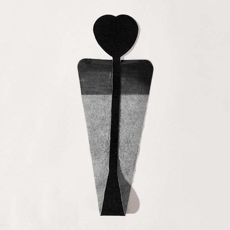

Heart Shape C String Thong Invisible Briefs, Black