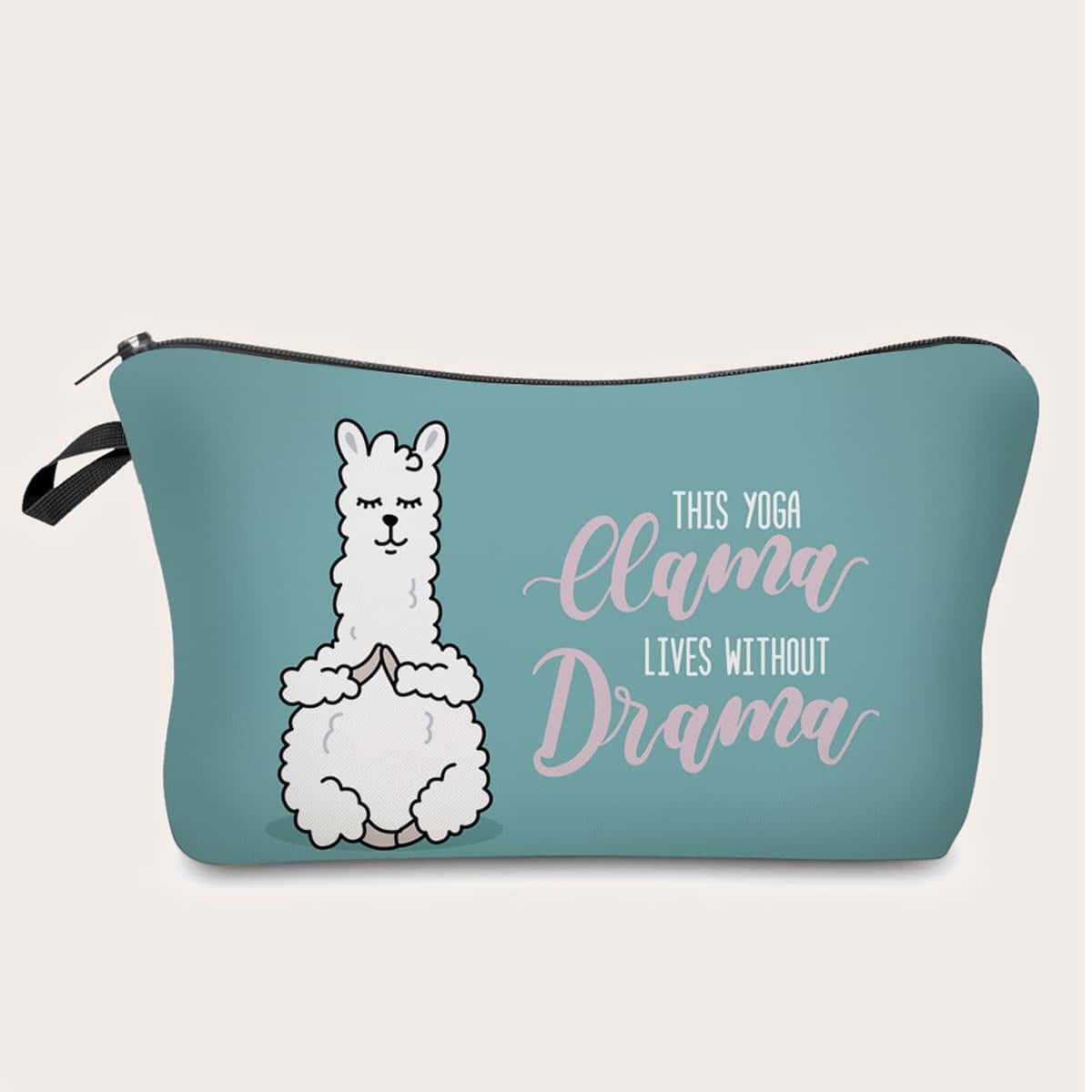 

Alpaca Print Makeup Bag, Multicolor