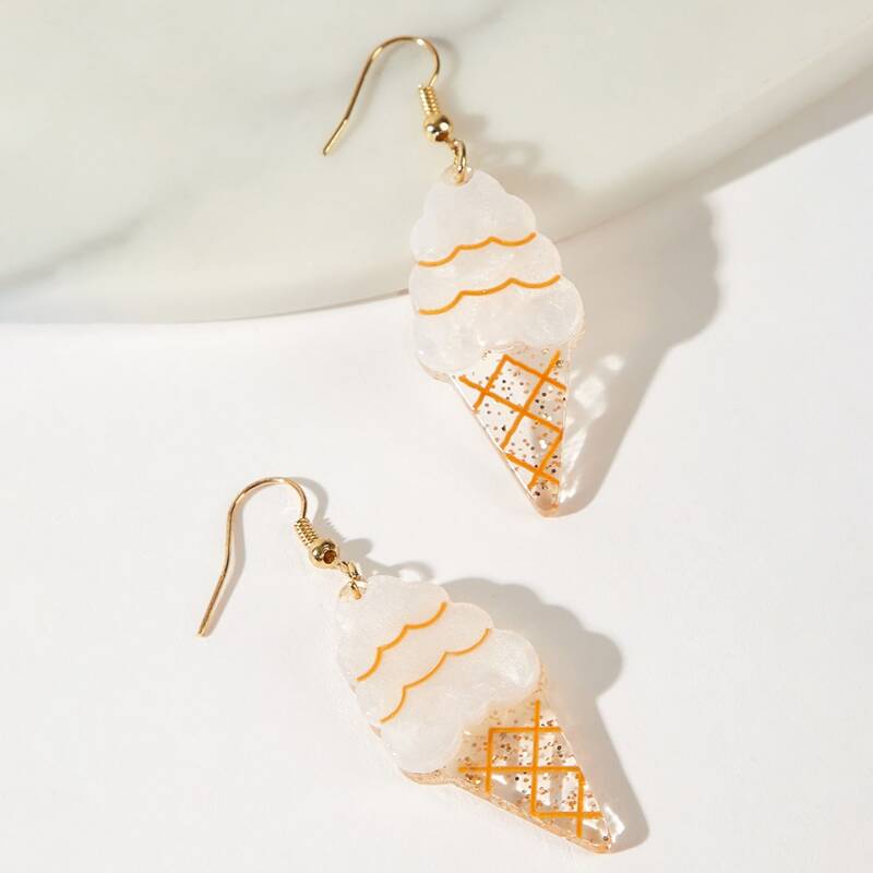 

Ice Cream Drop Earrings, Multicolor