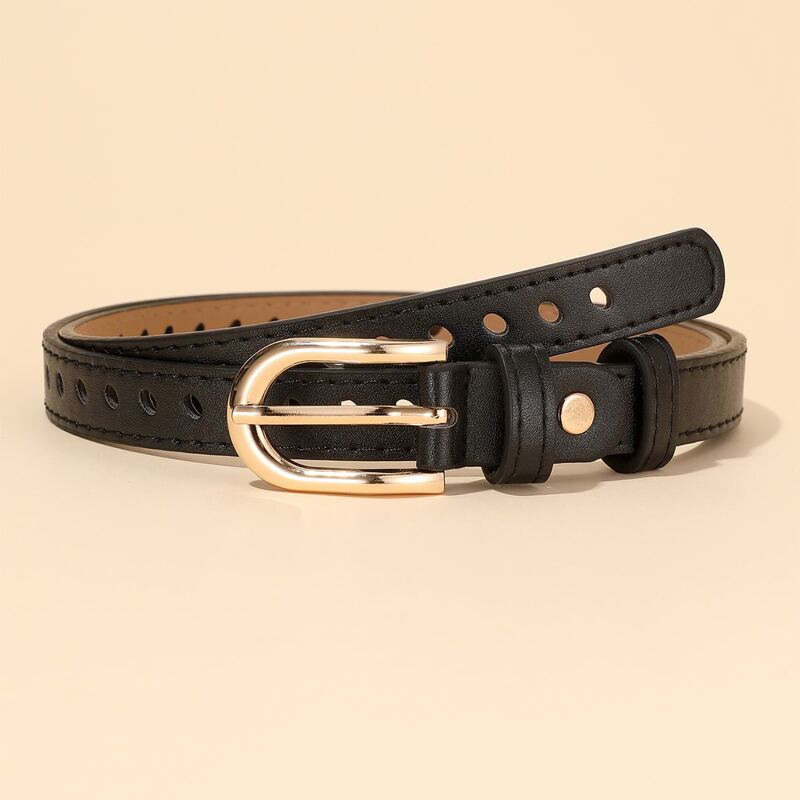

Hollow Buckle Belt, Black