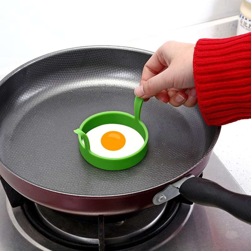 

1pc Random Silicone Fried Egg Ring, Multicolor