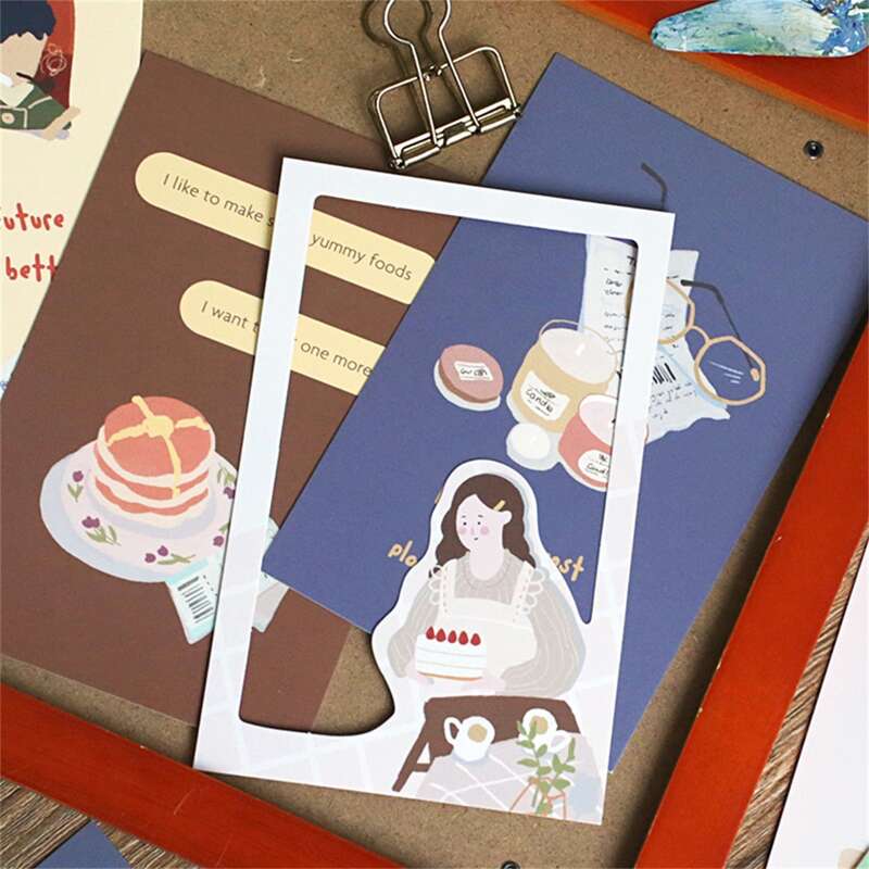 

30sheets Cartoon Graphic Random Postcard, Multicolor