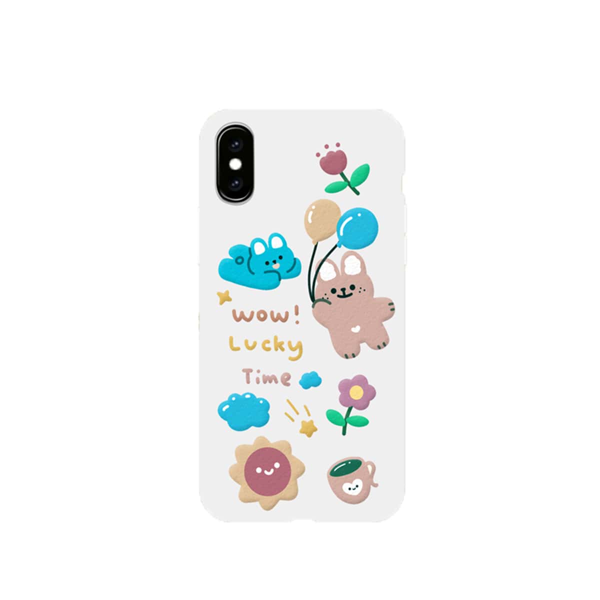 

Cartoon Pattern iPhone Case, Multicolor
