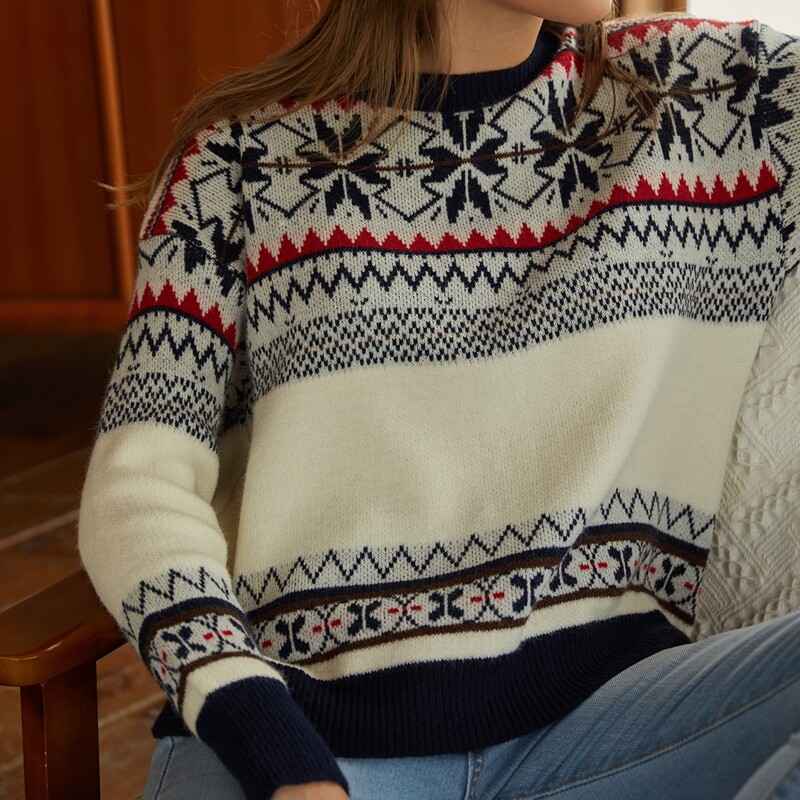 

Christmas Ugly Pattern Sweater, Multicolor