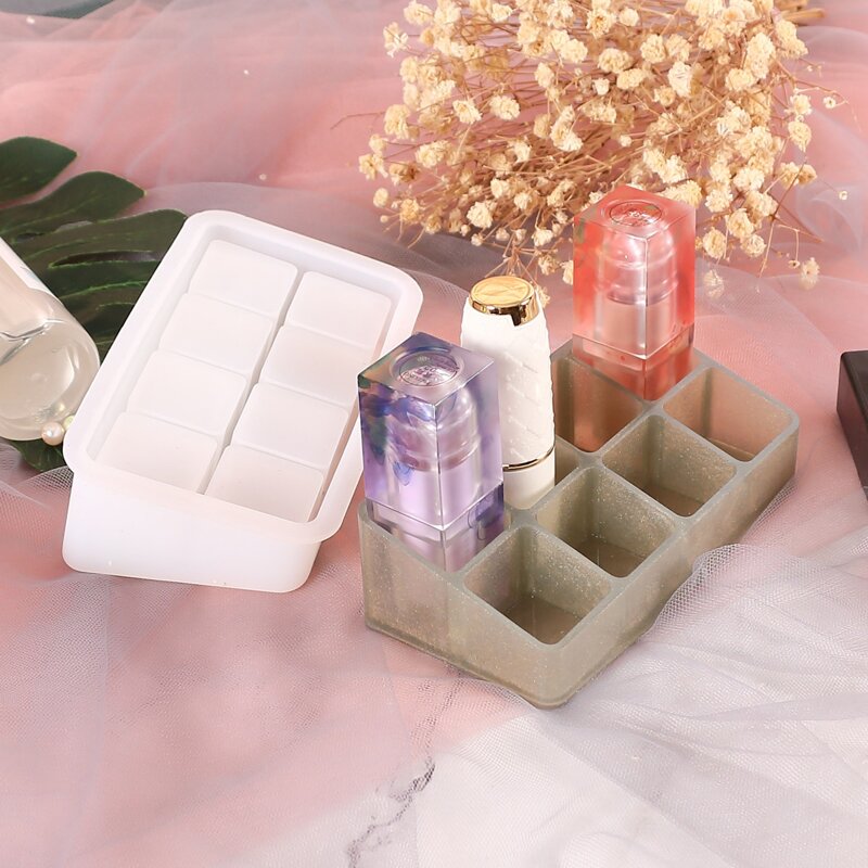 

1pc DIY Storage Box Epoxy Mold, White