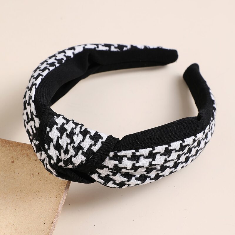 

Cross Knot Hair Hoop, Black