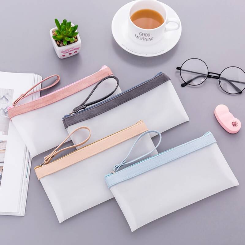 

1pc Portable Random Pencil Bag, Multicolor