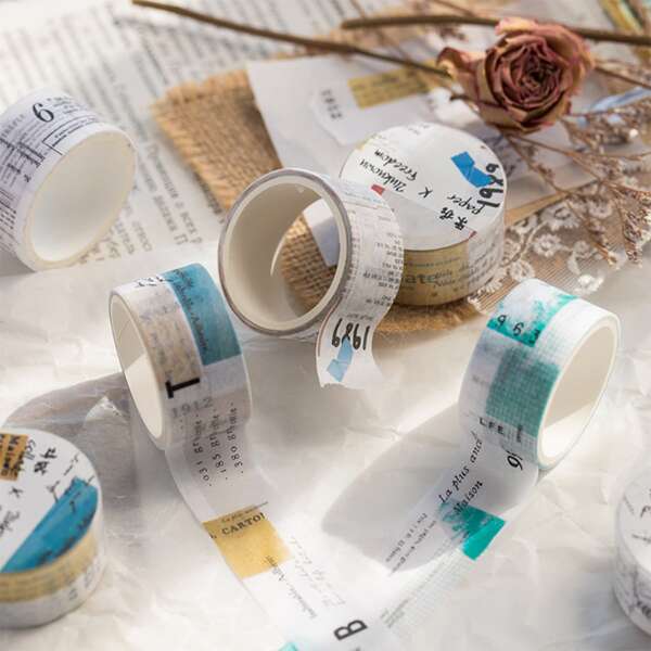 

1roll Random Pattern DIY Tape, Multicolor