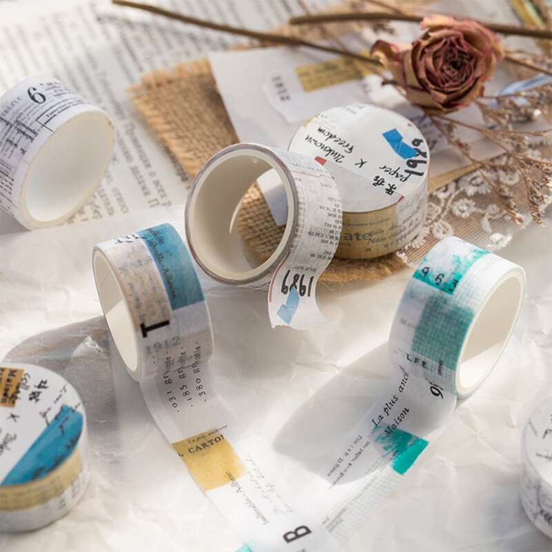 

1roll Random Pattern DIY Tape, Multicolor