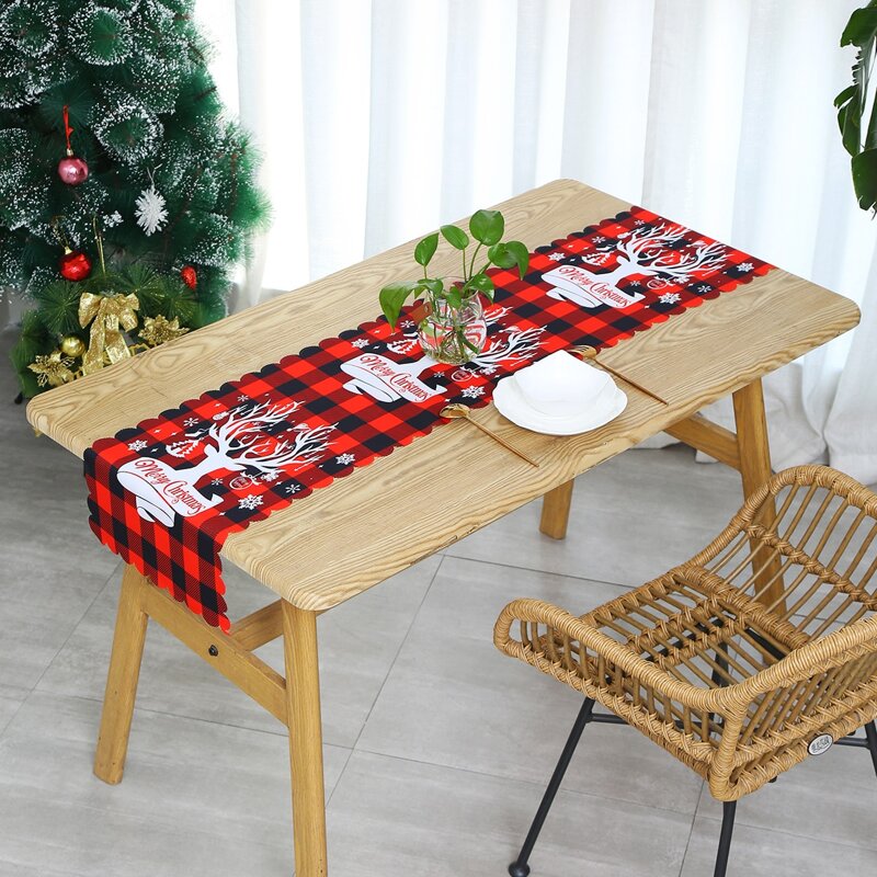 

Christmas Pattern Table Runner, Multicolor