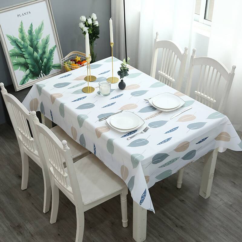 

Leaf Print Tablecloth, Multicolor