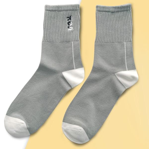 

Men Color Block Socks, Grey