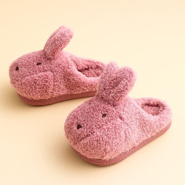 

Toddler Boys Cartoon Design Slippers, Pink