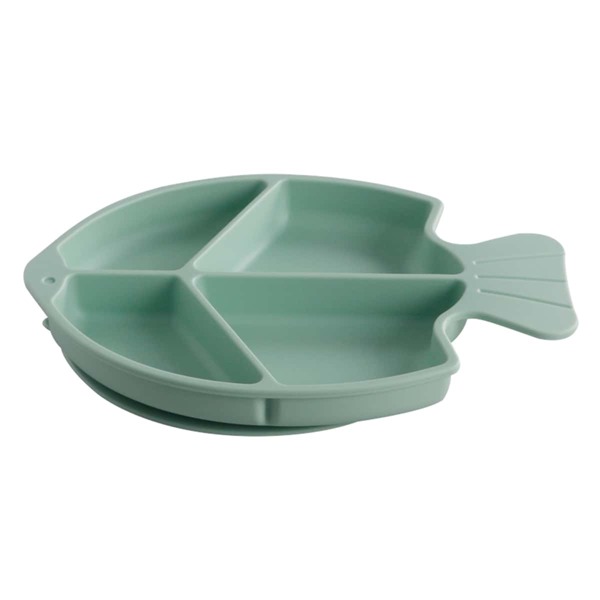 

Kids Fish Shaped Plate, Green