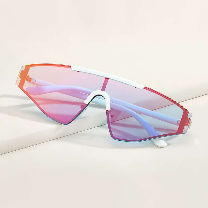 

Flat Top Shield Sunglasses