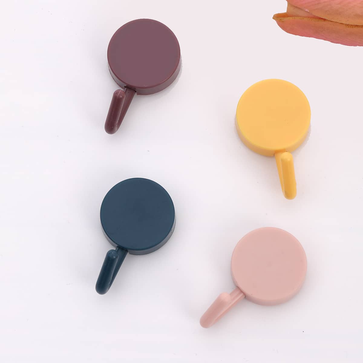 

10pcs Punch-free Storage Hook, Multicolor