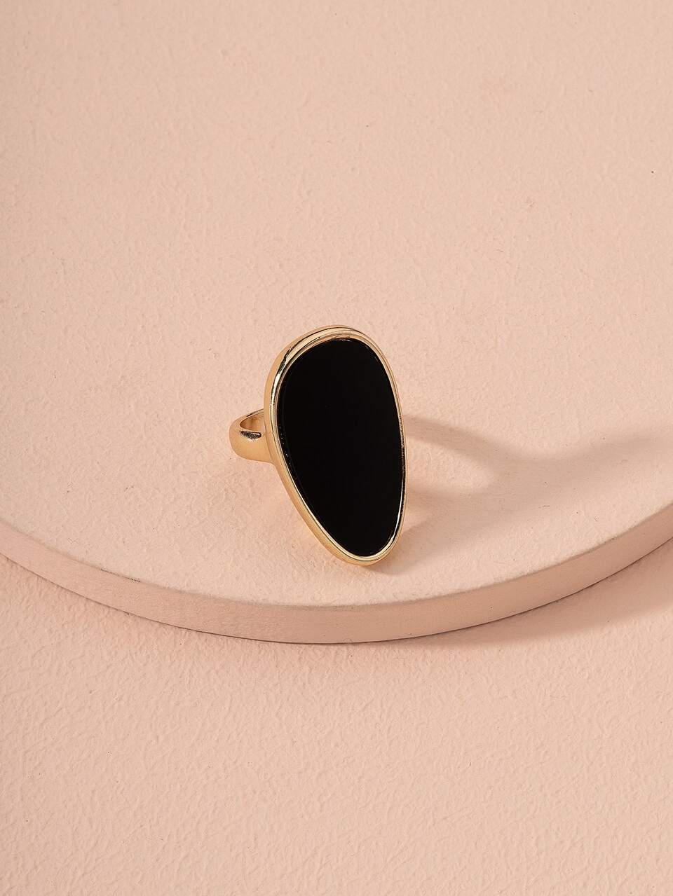 Geo Design Two Tone Ring