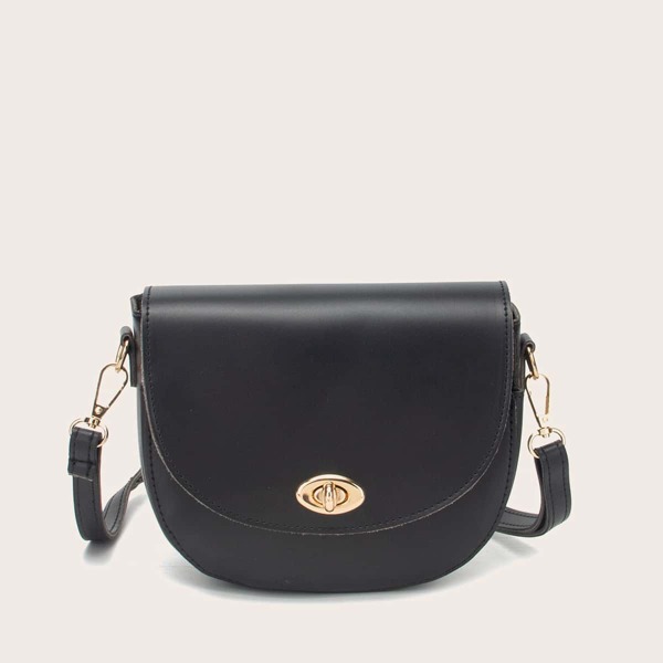 

Turn-Lock Saddle Bag, Black