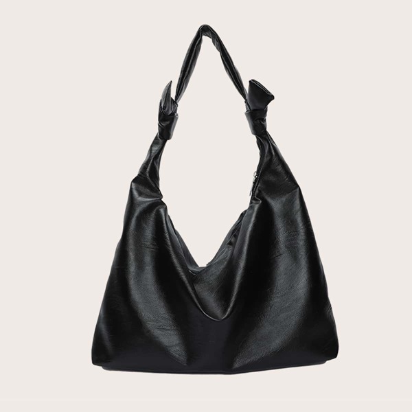 

Large Capacity Hobo Bag, Black