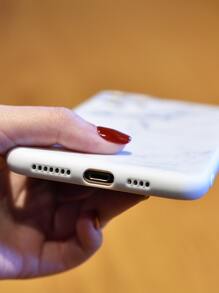 Marble Pattern Case Compatible With IPhone Compatible With IPhone 11,IPhone 13,IPhone 14 Pro Max - White - View 4