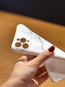 Marble Pattern Case Compatible With IPhone Compatible With IPhone 11,IPhone 13,IPhone 14 Pro Max - White - View 8