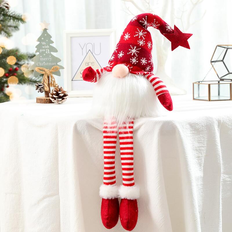 

1pc Christmas Doll Ornament, Red