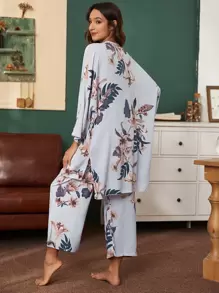 Embroidered pajamas-spring pj/'s-pastel-Appliqu\u00e9 design
