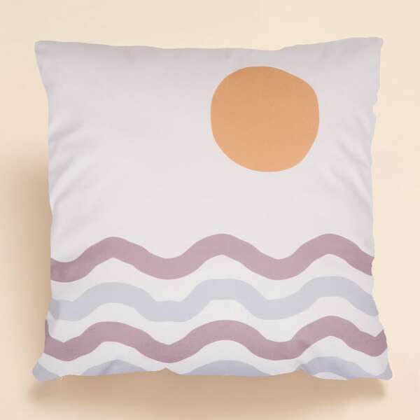 

Sun Print Cushion Cover Without Filler, Multicolor