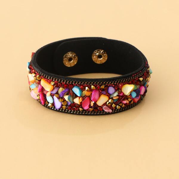 

Stone Decor Bracelet, Multicolor