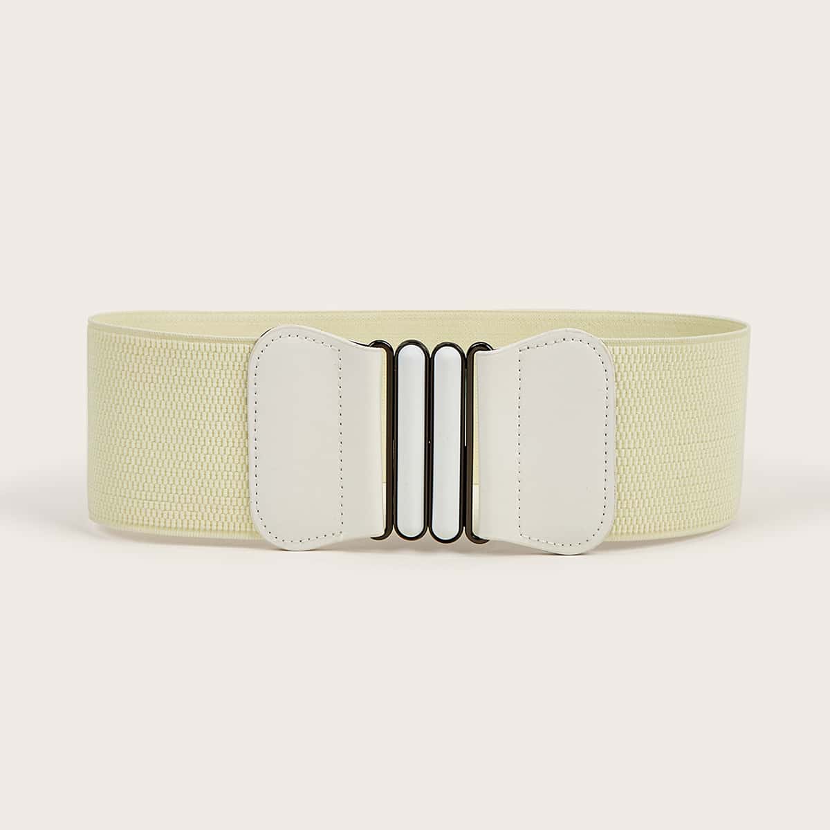 

Solid Wide Belt, Apricot