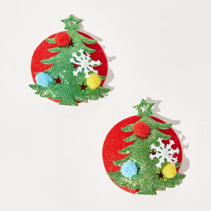

1pair Christmas Tree Nipple Cover, Multicolor