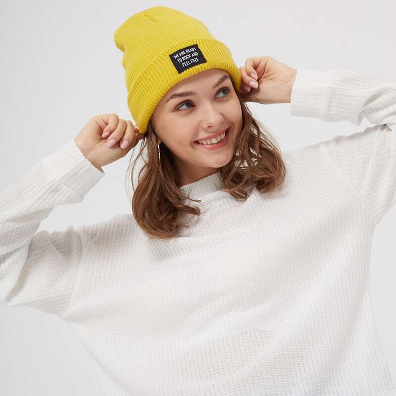 

Mock Neck Solid Tee, White