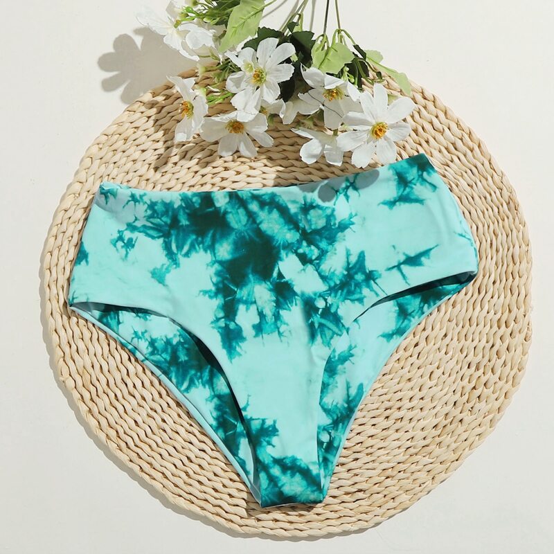 

Tie Dye High Waist Bikini Swimsuit, Multicolor