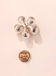 Faux Pearl Flower Design Brooch Valentines,Mom,Mother,Mother's Day,Gift - White - View 2