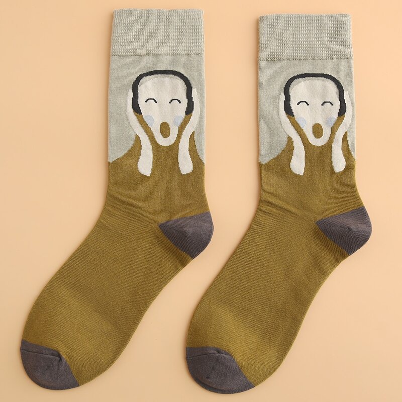 

Guys Cartoon Graphic Socks, Multicolor