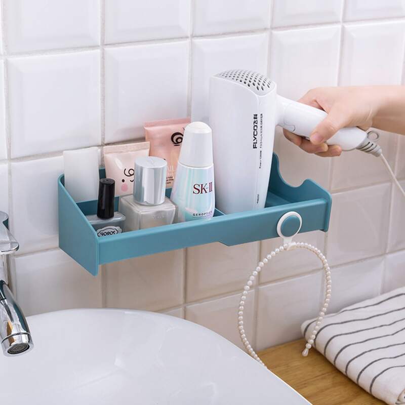 

1pc Multifunctional Hair Dryer Storage Rack, Multicolor