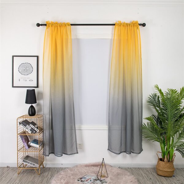 

Gradient Color Single Panel Curtain, Multicolor