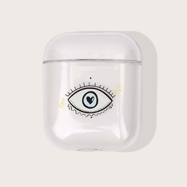 

Eye Print Clear Airpods Case