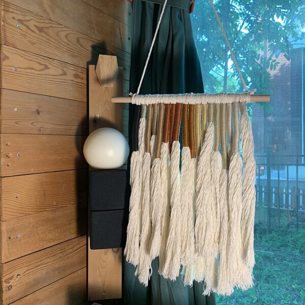 

1pc Tassel Woven Wall Hanging, Multicolor